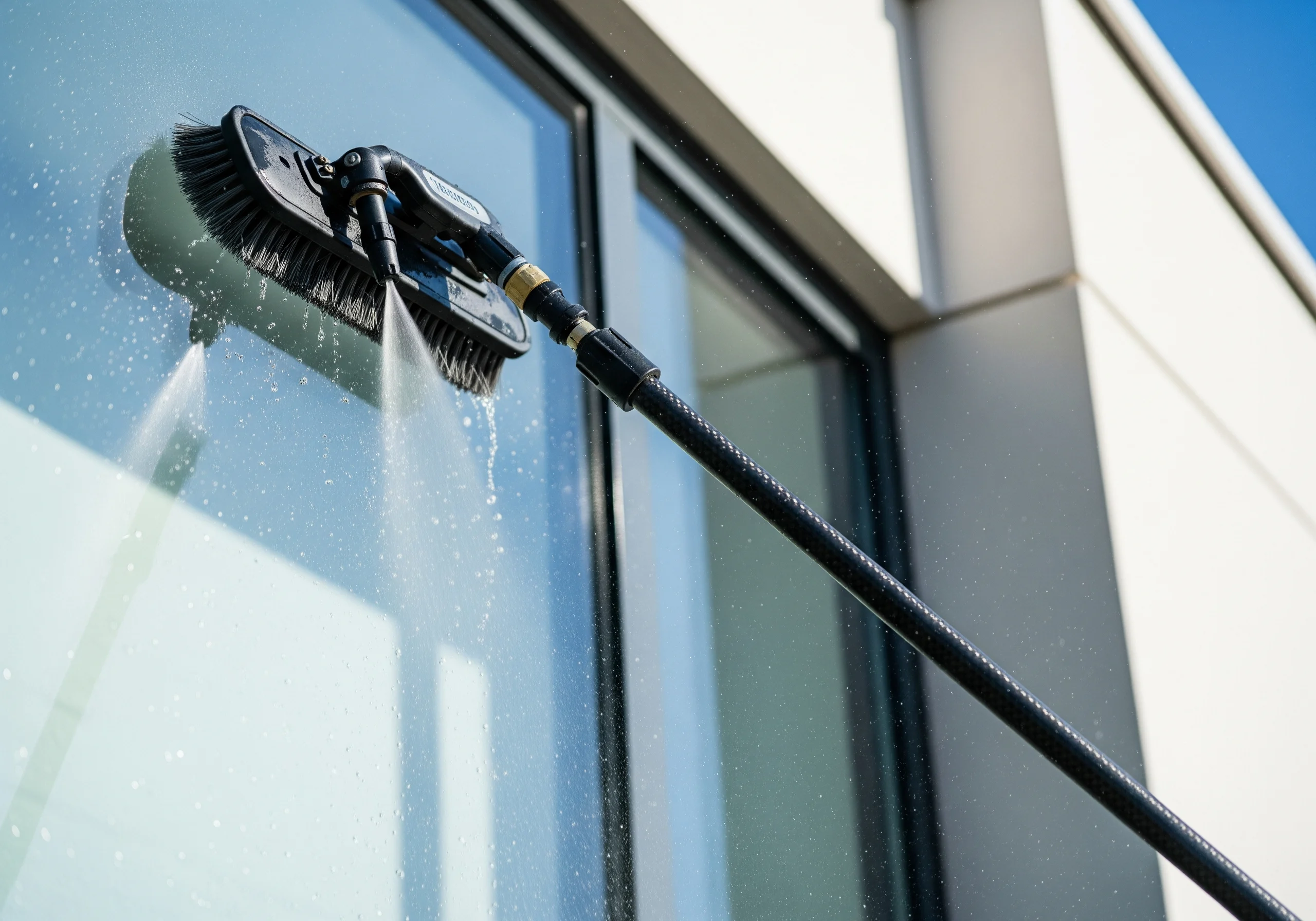 Osmosewasser-Reinigung für streifenfreie Glasflächen in Deutschland – Einsatz von Spezialtechnik und geprüften Partnerbetrieben